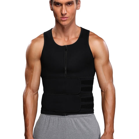 Men Body Shaper Sauna Vest